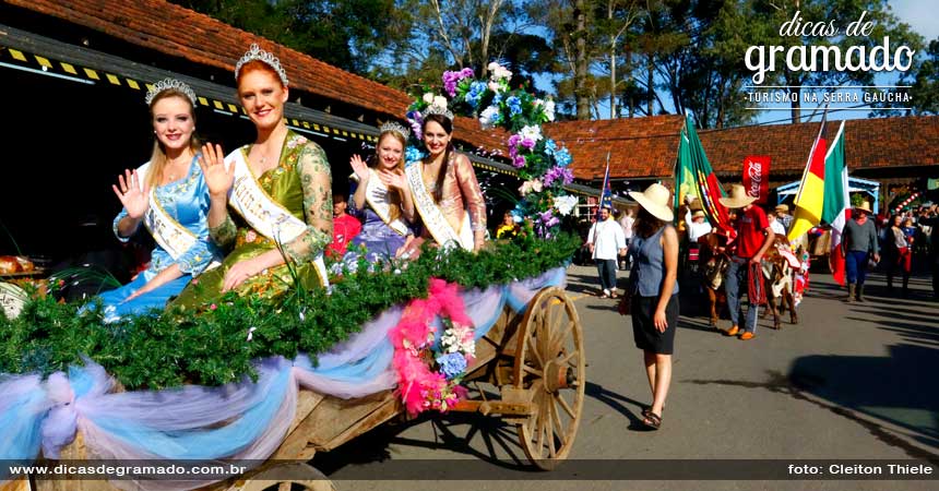 Desfile de Carretas na Festa da Colônia de Gramado Desfile de Carretas