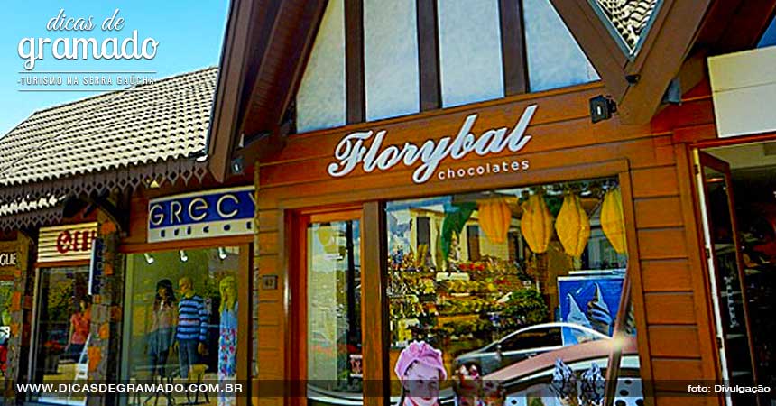 Loja no centro de Gramado da Florybal Chocolates Loja no centro de Gramado da Florybal Chocolates