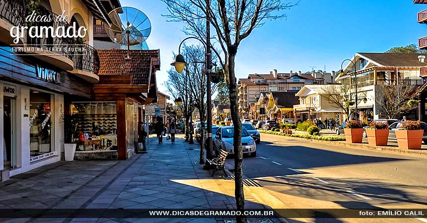 O que fazer em Gramado: Av. Borges de Medeiros O que fazer em Gramado: Av. Borges de Medeiros