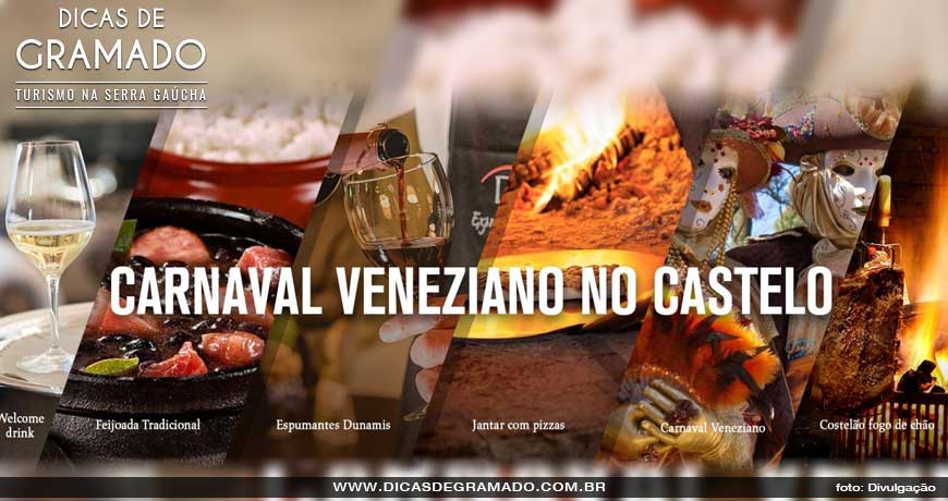 Programação do Carnaval veneziano no Castelo Saint Andrews Programação do Carnaval veneziano no Castelo Saint Andrews